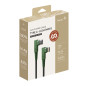 CABLE HUNE ECO USB-C A LIGHTNING 1.2M BOSQUE