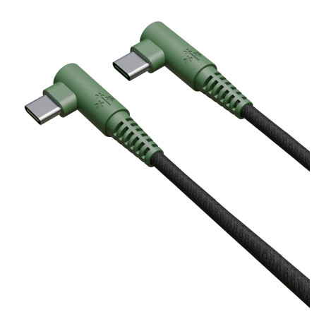 CABLE HUNE ECO USB-C A USB-C 1.2M BOSQUE
