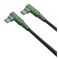 CABLE HUNE ECO USB-C A USB-C 1.2M BOSQUE