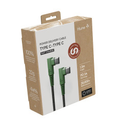 Hune AT-ACC-CA-363 BOS cavo USB USB 2.0 1,2 m USB C Verde