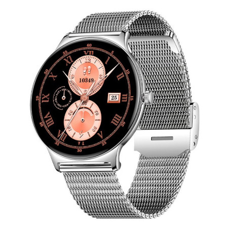 COOL 8434847075815 smartwatch e orologio sportivo 3,63 cm (1.43") AMOLED 41 mm Digitale 466 x 466 Pixel Touch screen Grigio