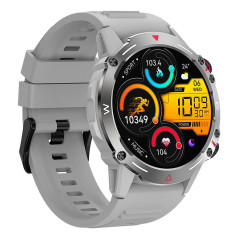 COOL 8434847073545 smartwatch e orologio sportivo 3,63 cm (1.43") AMOLED 46 mm Digitale 466 x 466 Pixel Touch screen Grigio
