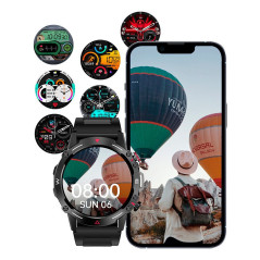 COOL 8434847073545 smartwatch e orologio sportivo 3,63 cm (1.43") AMOLED 46 mm Digitale 466 x 466 Pixel Touch screen Grigio