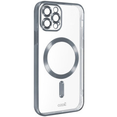COOL Accesorios COOL custodia per cellulare 17 cm (6.7") Cover Argento, Trasparente
