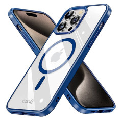 COOL Accesorios COOL custodia per cellulare 17 cm (6.7") Cover Blu, Trasparente