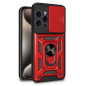 FUNDA COOL IPHONE 15 PRO MAX HARD RING ROJO