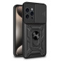 FUNDA COOL IPHONE 15 PRO MAX HARD RING NEGRO