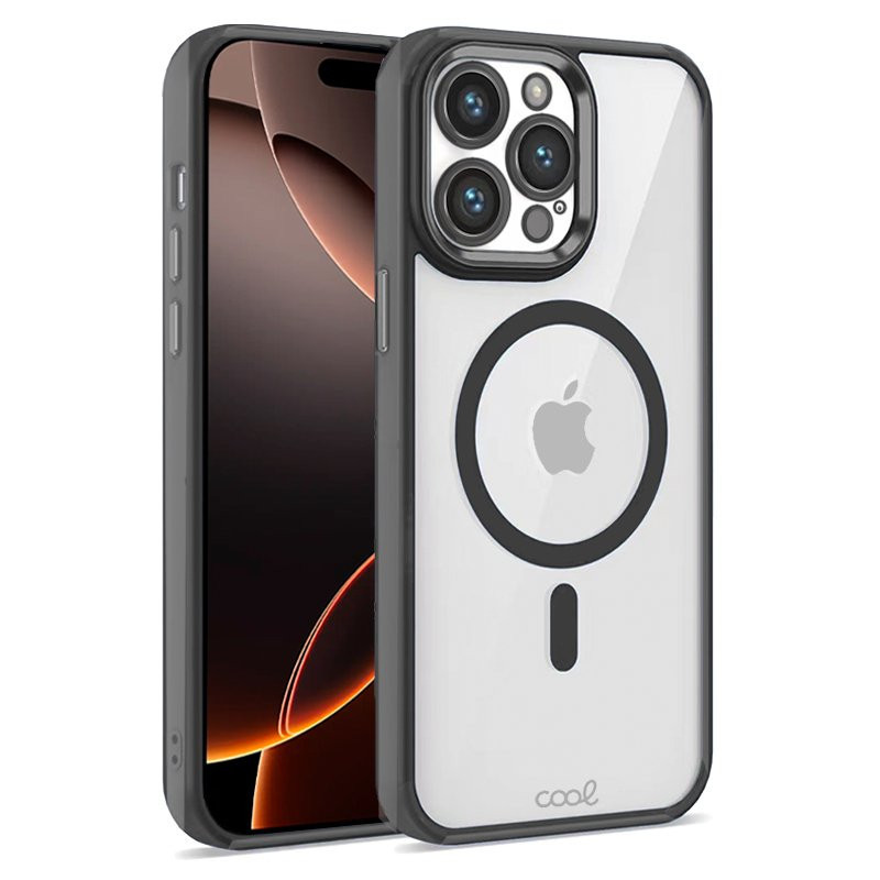 FUNDA COOL IPHONE 16 PRO MAX MAG NEGRO