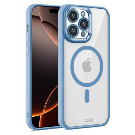 COOL Accesorios COOL custodia per cellulare 17,5 cm (6.9") Cover Blu, Trasparente