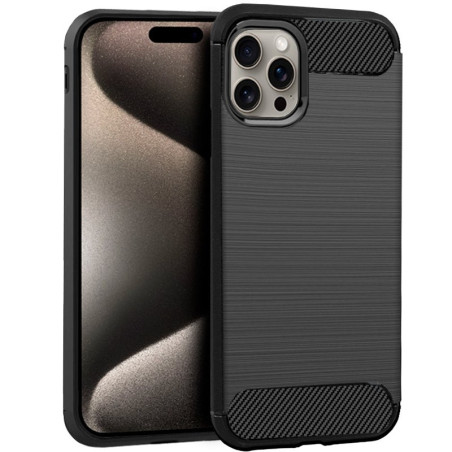 FUNDA COOL IPHONE 15 PRO MAX CARBON NEGRO