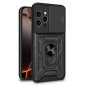 FUNDA COOL IPHONE 16 PRO MAX HARD RING NEGRO