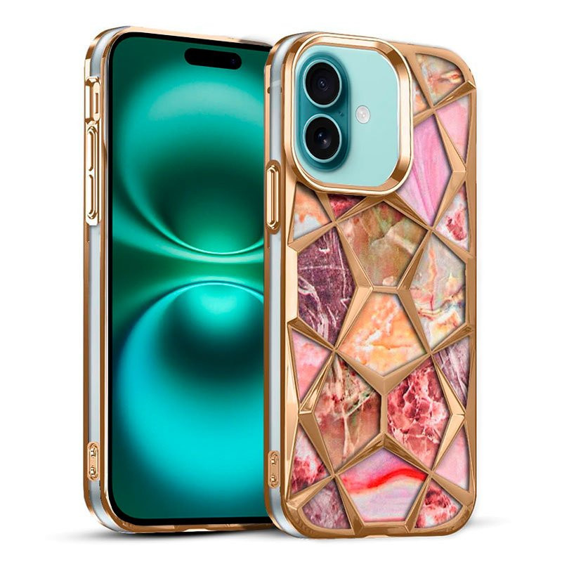 FUNDA COOL IPHONE 16 PLUS MARMOL