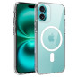 FUNDA COOL IPHONE 16 PLUS MAGNETICA TRANSPARENTE