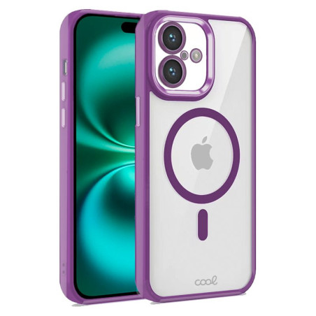 COOL Accesorios COOL custodia per cellulare 17 cm (6.7") Cover Trasparente, Viola