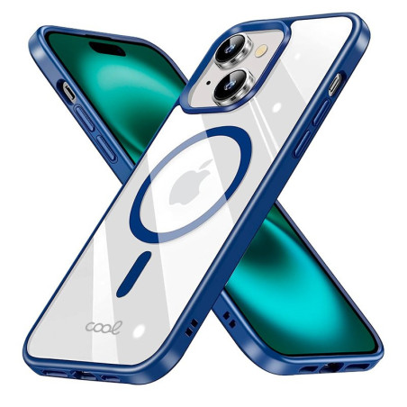 FUNDA COOL IPHONE 16 PLUS MAGNETICA AZUL