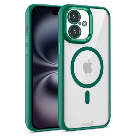 COOL Accesorios COOL custodia per cellulare 15,5 cm (6.1") Cover Verde, Trasparente