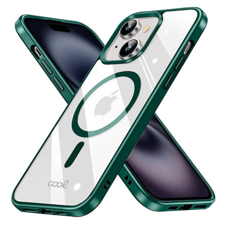 FUNDA COOL IPHONE 16 MAGNETICA VERDE