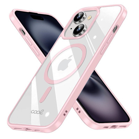 FUNDA COOL IPHONE 16 MAGNETICA ROSA