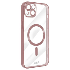 COOL Accesorios COOL custodia per cellulare 15,5 cm (6.1") Cover Rosa, Trasparente