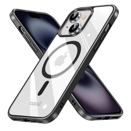 FUNDA COOL IPHONE 16 MAGNETICA NEGRO