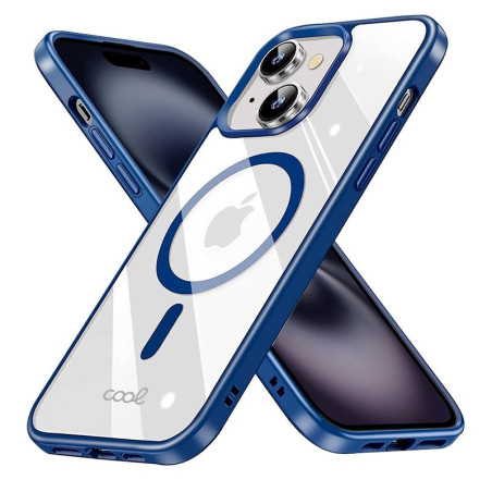 FUNDA COOL IPHONE 16 MAGNETICA AZUL