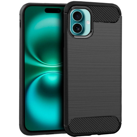FUNDA COOL IPHONE 16 PLUS CARBON NEGRO