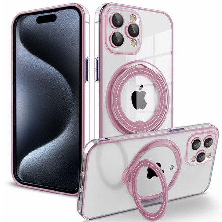 COOL Accesorios COOL custodia per cellulare 15,5 cm (6.1") Cover Rosa, Trasparente