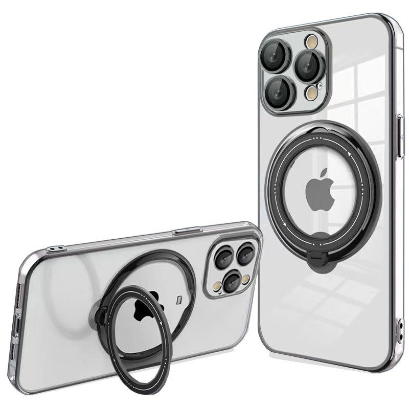 FUNDA COOL IPHONE 15 PRO MAGNETICA RING NEGRO