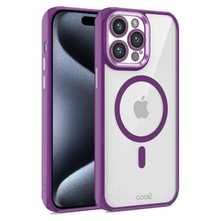 COOL Accesorios COOL custodia per cellulare 15,5 cm (6.1") Cover Trasparente, Viola