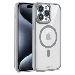 COOL Accesorios COOL custodia per cellulare 15,5 cm (6.1") Cover Argento, Trasparente