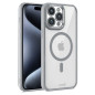FUNDA COOL IPHONE 15 PRO MAGNETICA PLATA