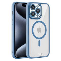 COOL Accesorios COOL custodia per cellulare 15,5 cm (6.1") Cover Blu, Trasparente