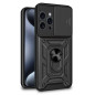 FUNDA COOL IPHONE 15 PRO HARD RING NEGRO