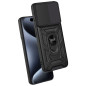FUNDA COOL IPHONE 15 PRO HARD RING NEGRO