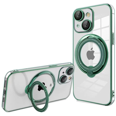 FUNDA COOL IPHONE 15 PLUS MAGNETICA RING VERDE