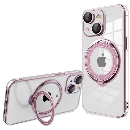 FUNDA COOL IPHONE 15 PLUS MAGNETICA RING ROSA