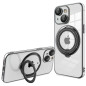 FUNDA COOL IPHONE 15 PLUS MAGNETICA RING NEGRO