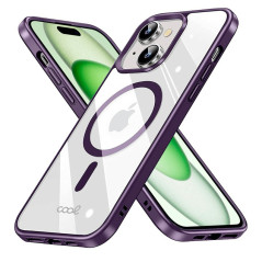 FUNDA COOL IPHONE 15 PLUS MAGNETICA VIOLETA