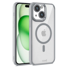 COOL Accesorios COOL custodia per cellulare 17 cm (6.7") Cover Argento, Trasparente