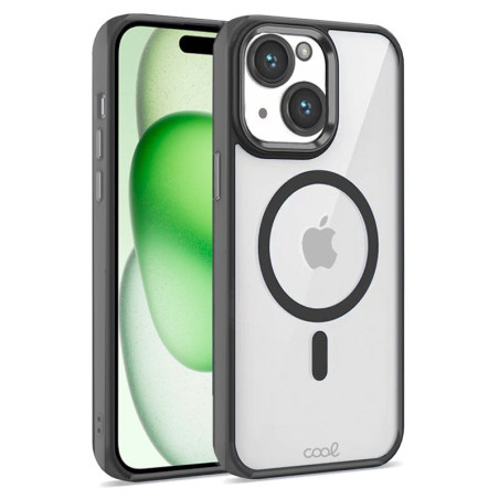 FUNDA COOL IPHONE 15 PLUS MAGNETICA NEGRO