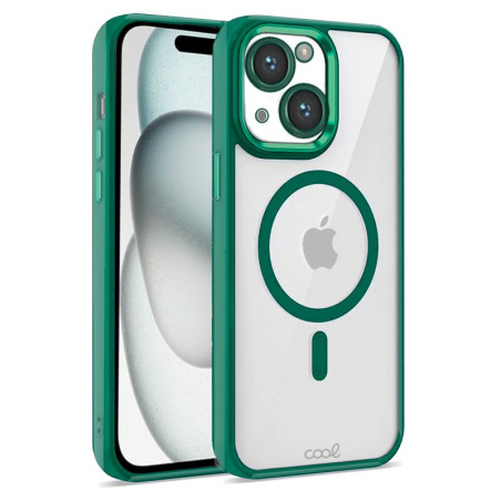 FUNDA COOL IPHONE 15 MAGNETICA VERDE