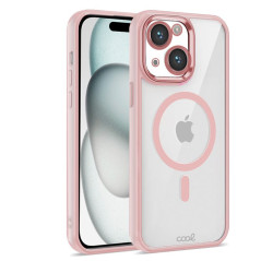 COOL Accesorios COOL custodia per cellulare 15,5 cm (6.1") Cover Rosa, Trasparente