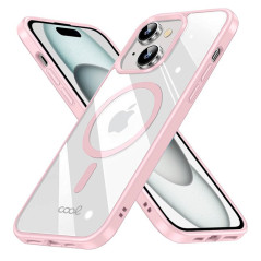 FUNDA COOL IPHONE 15 MAGNETICA ROSA