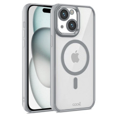 COOL Accesorios COOL custodia per cellulare 15,5 cm (6.1") Cover Argento, Trasparente