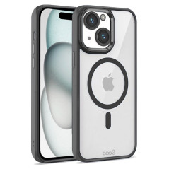 COOL Accesorios COOL custodia per cellulare 15,5 cm (6.1") Cover Nero, Trasparente