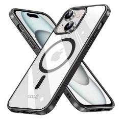 FUNDA COOL IPHONE 15 MAGNETICA NEGRO