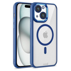 COOL Accesorios COOL custodia per cellulare 15,5 cm (6.1") Cover Blu, Trasparente