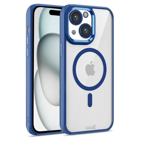 FUNDA COOL IPHONE 15 MAGNETICA AZUL