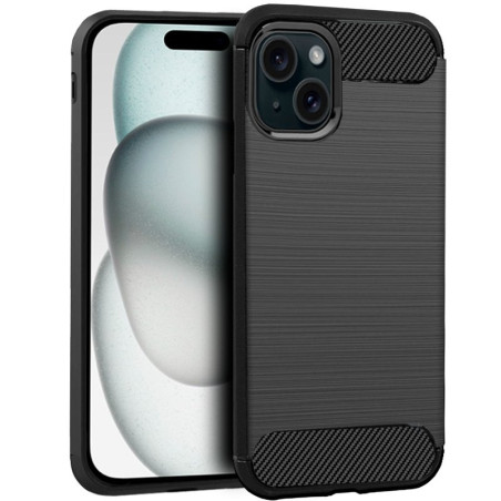 FUNDA COOL IPHONE 15 CARBON NEGRO