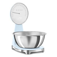 SMEG ANALOG AND DIGITAL KITCHEN SCALE PASTEL BLUE KSF01PBWW
